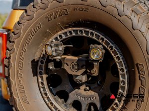 Ford Bronco Light Upgrade - Spare Tire Carrier Pod Mount - M12x1.5 Lug Nuts